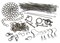 Cousin Jewelry Basics Metal Findings 145/Pkg-Gunmetal Starter Pack